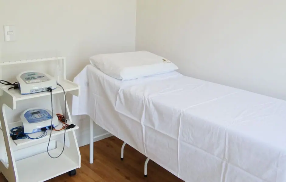 Sala e Equipamentos de Eletroterapia