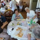 A nutricionista Ingrid organizou a turma