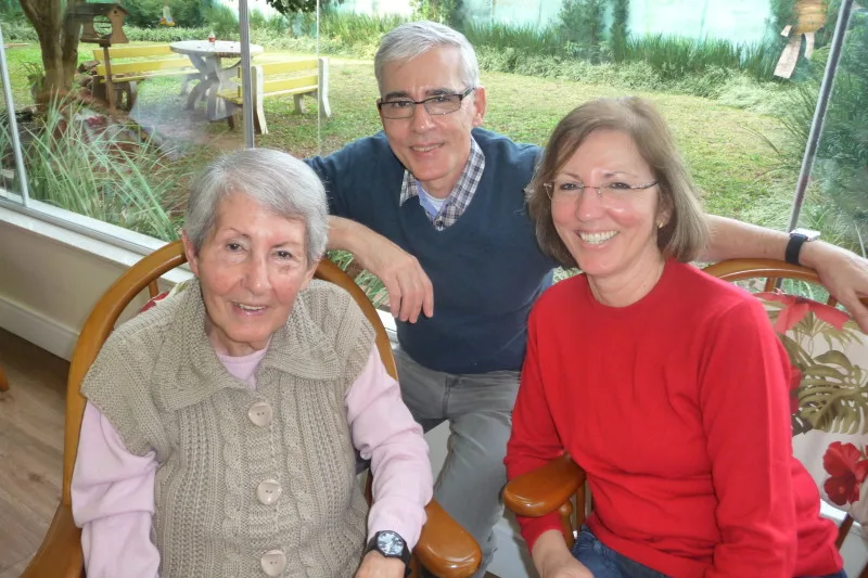 Dona Josephine com filhos