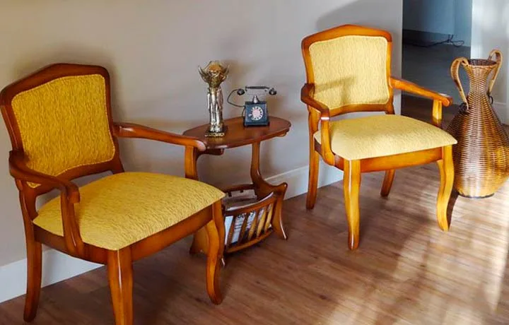 Hall de entrada residencial geriátrico