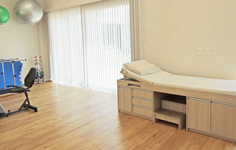 Sala clínica de fisioterapia