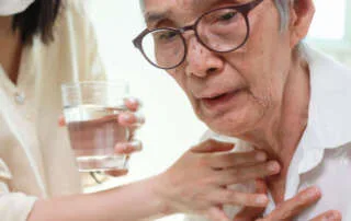 Idoso com Disfagia após AVC